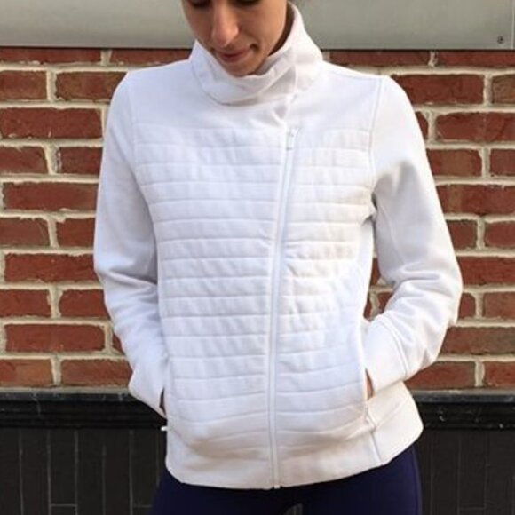 lululemon athletica Jackets & Blazers - Lululemon White Fleece Be True Jacket